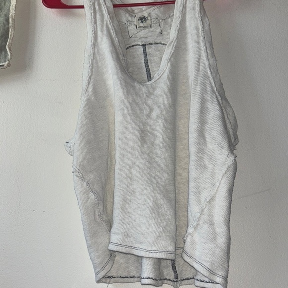 We the free distressed relaxed top - Picture 1 of 8